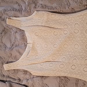 Crochet fitted dress